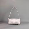 Cuero Genuino Primavera y Verano Nuevo Estilo Piel de Vaca Tejida Bolso Sobaco Color Caramelo Un Solo Hombro Bolso Cuadrado Pequeño Textura de Alta Gama Nicho Bolso de Mujer
