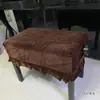 Funda de Tela de Terciopelo para Banco de Piano Cubierta Protectora a Prueba de Polvo para Piano Funda Larga para Banco Cubierta para Taburete de Maquillaje
