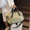 Bolsa de Viaje Multifuncional Ligera, Bolsa de Equipaje de Gran Capacidad para Viajes de Negocios de Corta Distancia, Bolsa de Almacenamiento de un Solo Hombro, Bolsa Plegable para Fitness para Mujeres