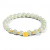 Pulsera de Oro Puro 999 con Jade Natural Hetian, Diseño de Flor de Loto, Fruto de Loto, Nudo de Bambú y Muguete para Mujer