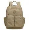 Mochila Casual de Color Sólido, Bolsa Multifuncional Repelente al Agua para Computadora, Mochila Versátil de Gran Capacidad para Viajes Diarios, Mochila Escolar para Estudiantes para Mujeres