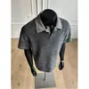 Camiseta Transpirable de Manga Corta de Marca de Moda Verano Fina Casual para Hombre Polo de Manga Media Nuevo Top de Solapa de Gama Alta t