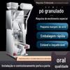 Máquina de embalagem de pó de cabeça dupla personalizada de fábrica pó medicinal amido farinha selante filme em rolo filme de alumínio máquina de embalagem vertical