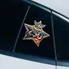 Pegatinas Populares Transfronterizas para Coche, Pegatinas Conmemorativas del 250 Aniversario Americano, Calcomanías para Ventana de Coche de Amazon, Pegatinas de Bandera de Águila