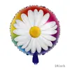 Nuevo Globo de Película de Aluminio con Forma de Flor de Girasol y Rosa Decoración de Globo de Flor de Tulipán y Margarita Día de San Valentín
