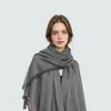Novo lenço de laço de renda cor pura estilo fino primavera e outono lenço de seda extra longo xale de proteção solar lenço de cabeça versátil