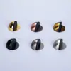 Tapón Magnético Silencioso para Puerta de Vidrio con Forma de Tortuga de Acero Inoxidable, Tapón de Puerta Semicircular de Doble Uso sin Taladro, Bloqueador de Puerta Engrosado Anticolisión