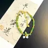 Popular Colección de Flores de Lirio del Valle Mariposa Loto Pulsera de Media Pulsera con Cuentas Pulsera para Mujer con Diseño Único Joyería para la Mano Pulsera de Lujo Ligero