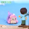 Jardín de micro paisajismo DIY adornos de bonsái manualidades de resina de sirena accesorios de paisaje marino decoración de acuario