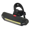 Luz trasera de bicicleta para exteriores, brillante, recargable por USB, luz de bicicleta para ciclismo nocturno, luz de advertencia LED para bicicleta de montaña, equipo de conducción