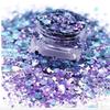 Serie Popular de Amazon Manicure Polvo de Brillo Camaleón Lentejuelas Set DIY Slime Hecho a Mano Material para Fundas de Teléfono Móvil