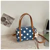Bolso de Hombro de Lunares Estilo Coreano Transfronterizo Nuevo Bolso de Mano Moda Primavera/Verano 2026 Bolso Cruzado Chic Trendy Estilo Ins