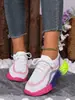 Nuevos Zapatos Deportivos para Mujer Primavera/Verano 2026, Transpirables de Moda, Suela Suave, Lona Casual, Ligeros para Correr, Suela Gruesa, Zapatos de Papá
