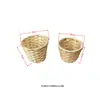 Envio Internacional de Flores Secas, Cestas de Bambu Universais para Flores Secas, Itens Decorativos, Mini Cestas de Bambu, Cestas de Bambu Trançado Extra Pequenas, Cestas de Bambu Trançado de Mão