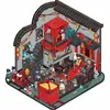 Série Medo Micro 3D Estéreo Paisagem Adesivos Cena Criativa Mini Mundo diy Adesivos para Diário de Bordo Colagem pet Material