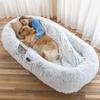 Amazon Kennel Transfronterizo Nido para Mascotas Cama Rodeador Cuna Valla Suave Envolvente Extraíble y Lavable Esterilla para Mascotas Esterilla de Nido de Comercio Exterior