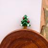 Serie de Dulces Navideños Cristalería Hecha a Mano Comercio Exterior Ins Lindo Árbol de Navidad con Cuentas DIY Collar Hombre de Jengibre Hecho a Mano