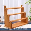 Estante de Exhibición de Almacenamiento de Madera de Múltiples Niveles Spot Estante Decorativo para Macetas Estante de Almacenamiento Hecho a Mano para Sala de Estar Estante de Madera para Joyería