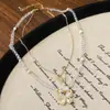 Collar de Mariposa de Lujo de Uso Diario Versátil Diseño de Nicho Cadena para Clavícula de Moda Elegante Dulce Simple