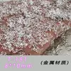 Accesorios Metálicos de Cruz para Uñas Transfronterizos, Corazones Cromados Galvanizados que Conservan el Color Accesorios para Uñas Dly, Lote Mixto Decoraciones para Uñas