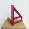 Regla Triángulo Carpintería Aleación de Aluminio Transfronteriza 45 Grados 90 Grados Regla Regla de Línea Escala Regla de Ángulo Recto Regla Triángulo Pago en Sitio