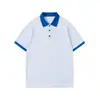 Camiseta de Trabalho para Catering Personalizada com Logo Churrascaria Restaurante Hot Pot Uniforme para Equipe de Serviço Camisa Polo Personalizada de Manga Curta DIY