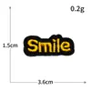 Serie del alfabeto inglés tela bordada pegatinas insignia personalizada parche bordado para computadora accesorios para ropa parche diy venta al por mayor