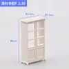 Modelo de mesa de centro en miniatura DIY, muebles en miniatura, mesa pequeña, sillas, escena de mesa de comedor, mesas, sillas, taburetes