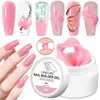 Gel de Tallado Satinado Perla Perlado Gel de Tallado Satinado Relieve 3D Gel de Modelado Antiadherente Tridimensional