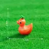 Nuevo producto transfronterizo: adorables figuritas de pato vegetal, perfectas para jardinería, paisajismo, decoraciones DIY y exhibiciones de paisajes en miniatura