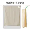 Tendedero retráctil FaSoLa para uso doméstico, a prueba de viento y perfecto para secar colchas, tendedero grande de acero inoxidable para sábanas y toallas de baño