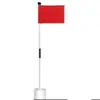 Soporte para taza de asta de bandera de golf Suministros de golf Taza para hoyo de 4 pulgadas Bandera Roja Azul Blanca Amarilla Verde Asta de bandera de 87 cm Especial