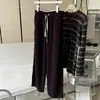 Calça de Lã Acetada Estilo Coreano Wide-Leg para Mulheres, Engrossada e Quente para Outono e Inverno, Calça Reta Solta e Casual para Mulheres
