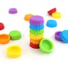 Tampas de Silicone para Cerveja Podem Ser Impressas com Logos, Rolhas de Silicone para Garrafas de Vinho, Tampas para Vinho Tinto e Tampas de Cerveja Disponíveis em Várias Cores