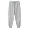 Pantalones de chándal estilo pareja Cómodos Transpirables Deportivos Largos Unisex Casuales Algodón Holgados Versátiles Estampado Bordado Logo