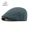 Gorro de Lana Niños Otoño e Invierno Boina Moda Británica Gorra de Pintor Informal Gorra Hacia Adelante Gorra de Hombre Gorra de Algodón