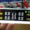 Pantalla de visualización de monitoreo de presión de neumáticos de rueda LCD pantalla de visualización digital pantalla de visualización de detección LCD moldeo rápido