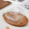 Caixa de Embalagem para Tiramisu Caixa para Bento Cake Caixa para Mousse Cortada em Pedaços Embalagem para Sobremesa Basca Assados Confeitaria