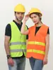 Chaleco Reflectante Ropa Sitio de Construcción Chaleco Transpirable Jardín Saneamiento Mano de Obra Ropa Reflectante Personalización
