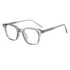 Gafas lisas de moda simple para hombre y mujer, artefacto de belleza simple, ultraligeras, combinan con todo, modifican la forma del rostro, anti-luz azul