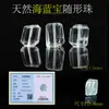 Cuentas de Cristal de Forma Irregular Natural Ágata Roja Cristal Piramidal Amarillo Cuentas Facetadas Accesorios para Pulsera de Cuentas DIY