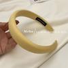 Clip para Cabello de Color Caramelo Esponja Parte Superior Craneal Alta Celebridad de Internet 2022 Nuevo Combinable para Salir Diadema de Ala Ancha Lavado de Cara Accesorios para el Cabello