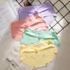 Roupa íntima feminina de uma peça sem costura de seda gelada tamanho plus size cintura média justa ao corpo quadril algodão parte inferior calcinha para mulheres