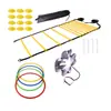 Escada de Agilidade Borboleta Multifuncional Escada de Amarelinha Dobrável Obstáculo de Amarelinha Equipamento de Treinamento Físico Infantil Escada de Corda Macia