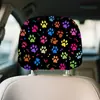 Funda para reposacabezas de coche con patrón de texto, funda para almohada de coche, funda de asiento a prueba de polvo, se puede personalizar con tu propio diseño como funda para reposacabezas y cuello
