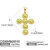 Collar con Cadena para Clavícula Cruz de Acero Inoxidable Chapado en Oro, Corazón de Amor Retro Europeo Micro-Pavimentado con Circonita, Accesorios de Lujo Ligero y Acabado de Alta Gama