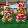 Nuevo letrero de suelo navideño con diseño de cachorro Grinch, letrero impermeable para césped de fiesta al aire libre, jardín