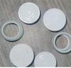 Barra telescópica sin taladro Cabeza de goma 19-22 mm Tapa de plástico Barra de cortina Barra para secar ropa Accesorios para barra telescópica sin taladro