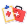 Atención Médica Transfronteriza Pequeña Joyería Decorativa Parche Suave de PVC Broche Pasador Funda para Teléfono Móvil Dibujos Animados Accesorios DIY