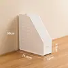 Estante de escritorio para archivos, estante de almacenamiento, soporte para libros, organizador de documentos para estación de trabajo de oficina con estante colgante y estante de tablero perforado